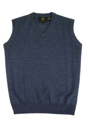 Viyella V-Neck Sleeveless Baruffa Merino Wool Sweater