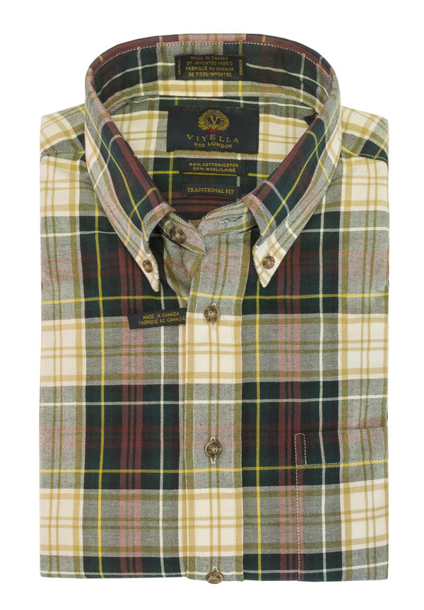 Viyella Weathered Campbell Made in Canada Button-Down Sport Shirt