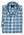 Leo Chevalier Aqua Check 100% Cotton Non-Iron Shirt