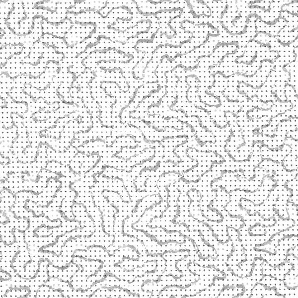 White and Grey Maze Print Non-Iron Shirt