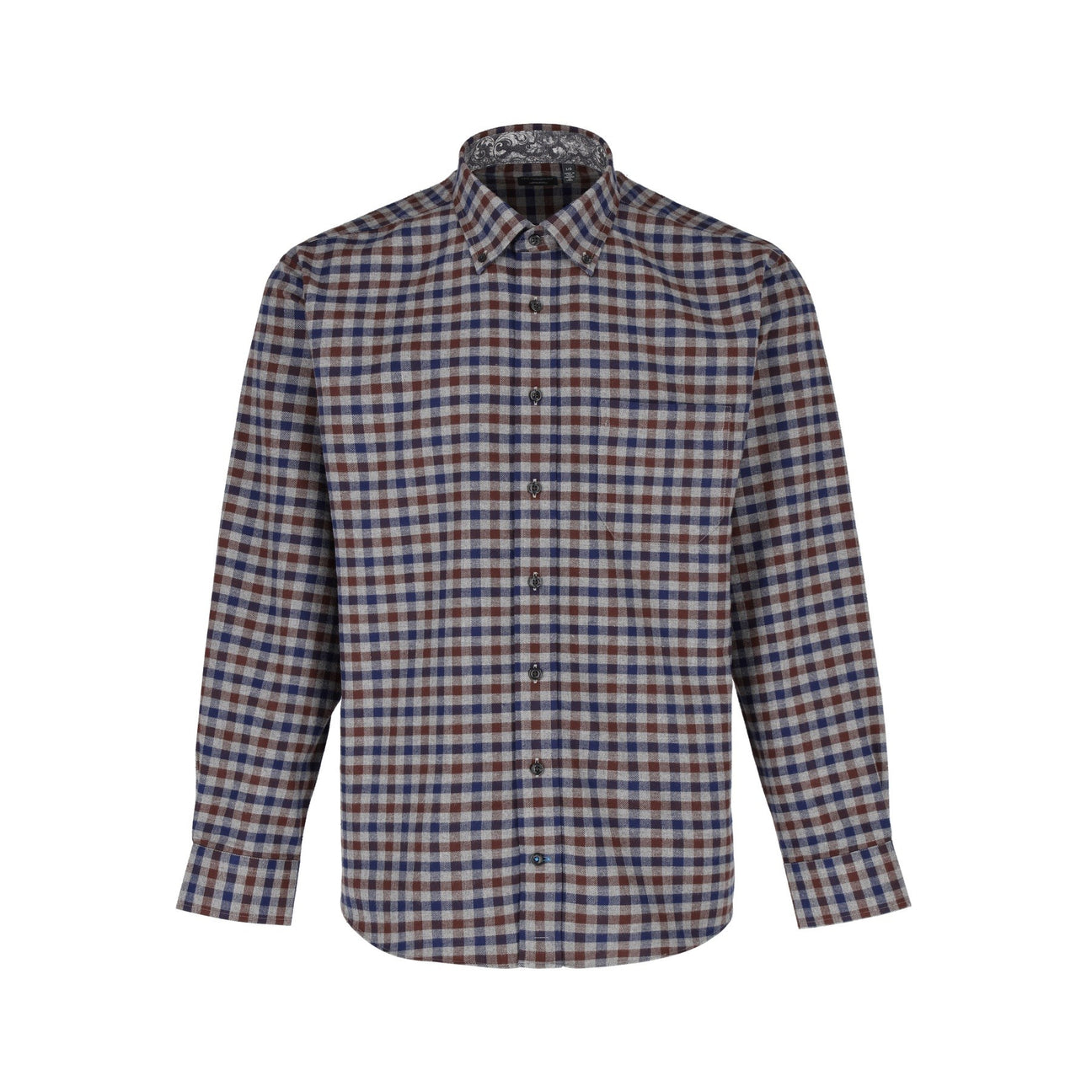 Leo Chevalier Long Sleeve Sport Shirt - Tall Sizes - 621441 / QT main image 0