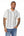 Pull polo à fermeture éclair 1/4 en coton à rayures verticales Leo SS 