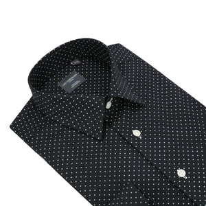 Chemise habillée 100 % coton, coupe ajustée, sans repassage, pour hommes