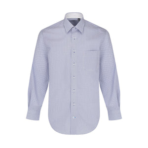 Chemise habillée 100 % coton, coupe ajustée, sans repassage, pour hommes