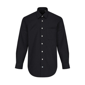 Chemise habillée 100 % coton, coupe ajustée, sans repassage, pour hommes