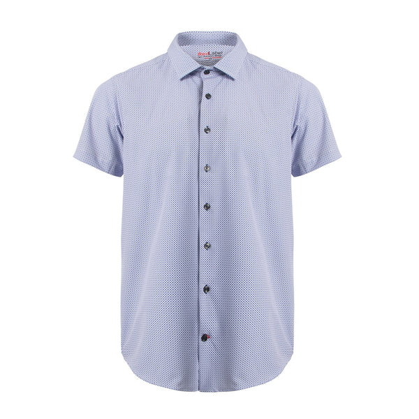 Men’s Voyage Fitted Print Performance Stretch Shirt